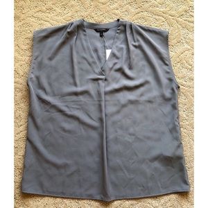 Grayish Olive Green Banana Republic Sleeveless Top